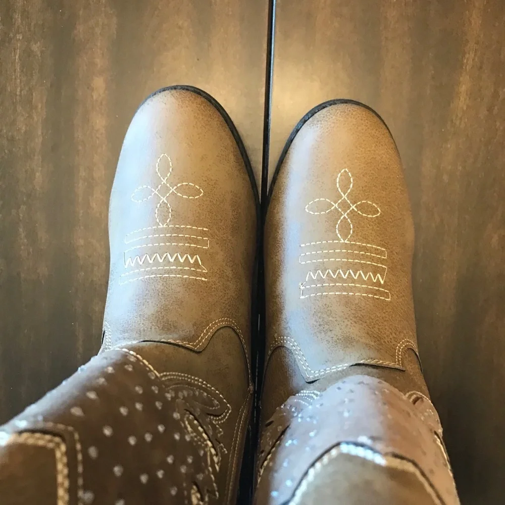 Kenzie Girl Embellished Western Style Boots